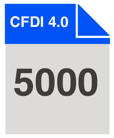 Factura electronica 5000 CFDI 4.0