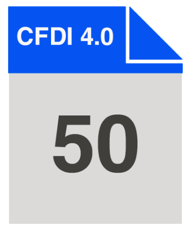 Factura electronica 50 CFDI 4.0